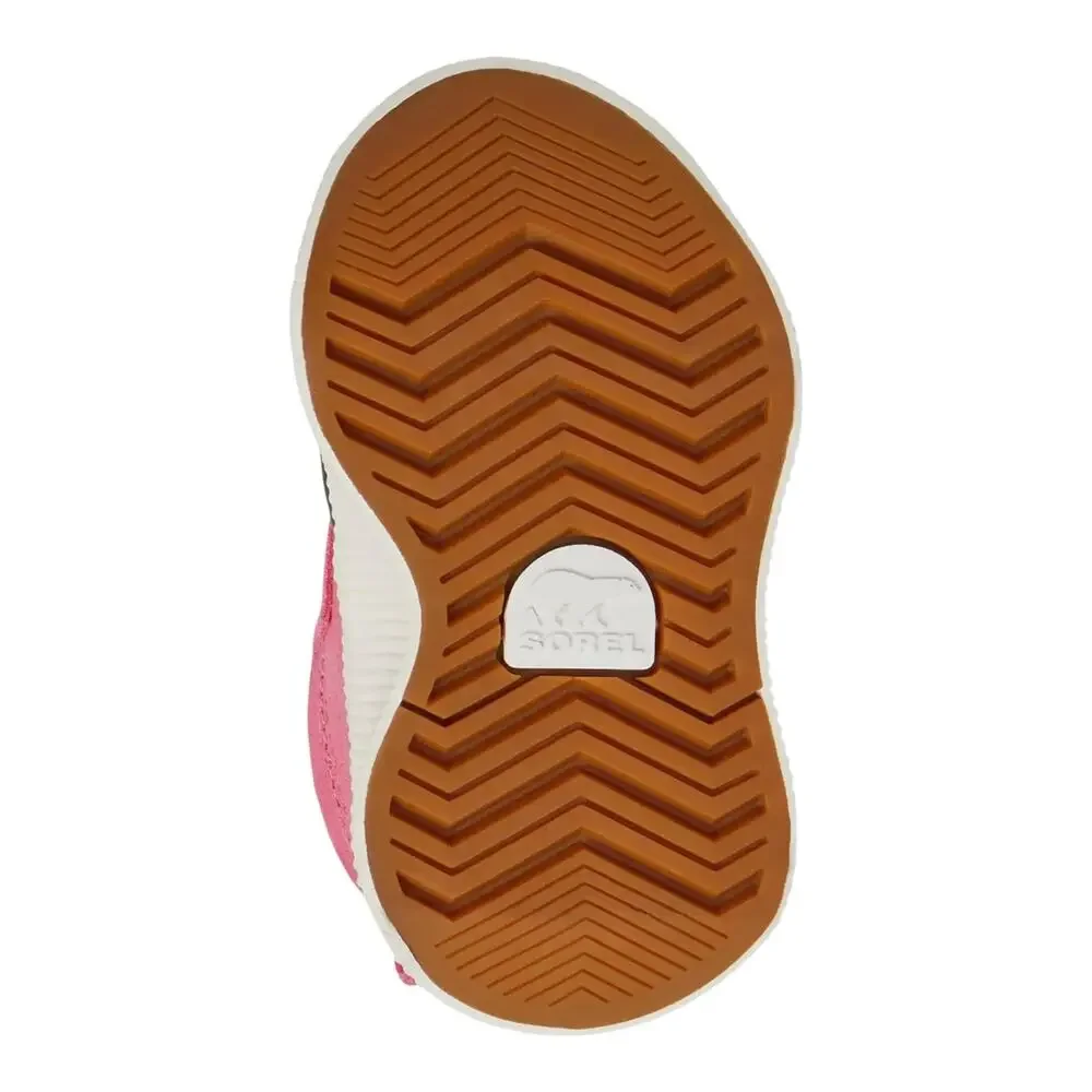 Sorel Toddler's Out N About IV Suede Waterproof Strap Booties Pink Black Size 4T